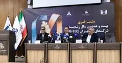 انتخاب ۱۰۰شرکت برتر بازتاب مستقیمی از سیاست‌گذاری‌های اقتصادی کشور است