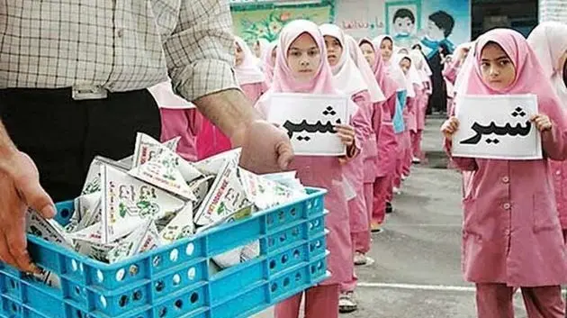 توزیع شیر مدارس در کل کشور انجام می‌شود 