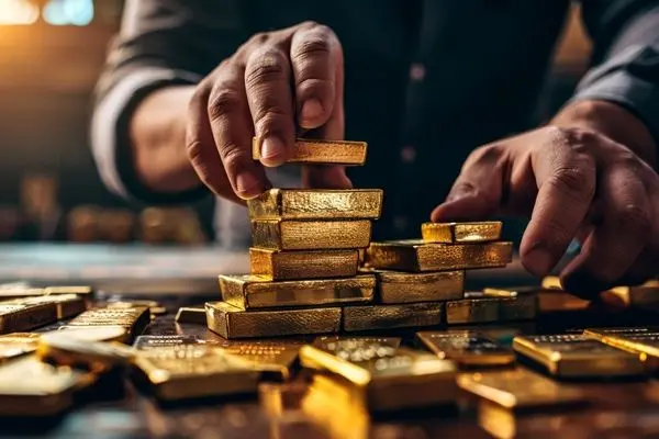کاهش قیمت طلا در اولین روز هفته 